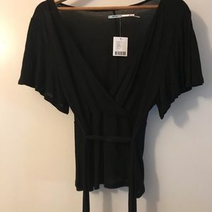 Urban Outfitters Cropped black top